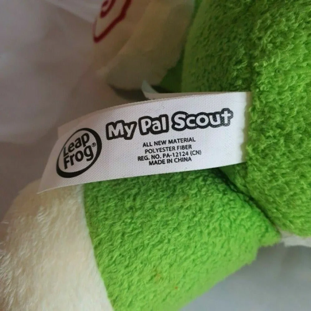 Leapfrog My Pal‎ Scout Plush 12' Learning Musical Toy Green Talking Light-Up Dog